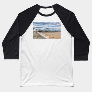 Clouds Over Penarth Pier Baseball T-Shirt